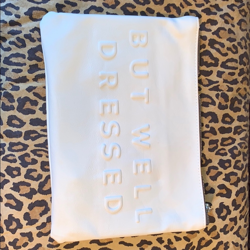 White Zara Trafaluc Clutch -BNWT